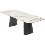 Стол VALDEMAR 180 KL-188 итальянская керамика, стекло/ каркас темно-серый/Kl-188, ®DISAUR