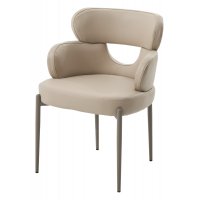 Стул VALTER HF017-02 Бежевый, экокожа / Латте каркас, ®DISAUR