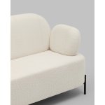 Диван Кэнди ткань букле белый