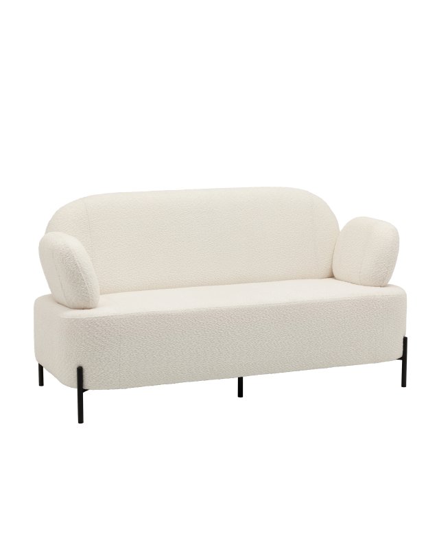 Диван Кэнди ткань букле белый