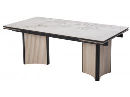 Стол СТРАДИВАРИ 200 GLASTONBURY SAVIA MATT, керамика / Дуб Галиано светлый М-City