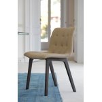 Стул KUGA 40.37 (L002 OAK SPESSART/ TR518 песочн., экокожа) Стул KUGA 40.37 (L002 OAK SPESSART/ TR518 песочн., экокожа)