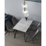 Стул Флекс велюр серый 4 шт.