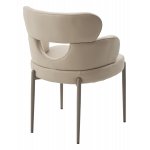 Стул VALTER HF017-02 Бежевый, экокожа / Латте каркас, ®DISAUR