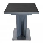 Стол раздвижной ASTRA 140-190x80х80см, керамогранит, сталь, антрацит Стол раздвижной ASTRA 140-190x80х80см, керамогранит, сталь, антрацит