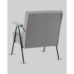 Кресло Эндино рогожка серый