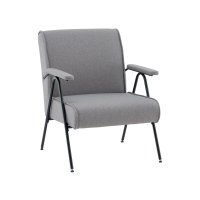 Кресло Эндино рогожка серый