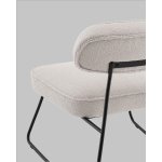 Кресло Kate new ткань букле светло-серый