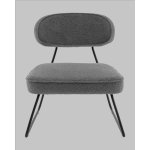 Кресло Kate new ткань букле темно-серый