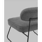 Кресло Kate new ткань букле темно-серый