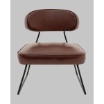 Кресло Kate new ткань экокожа бордово-коричневый