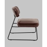 Кресло Kate new ткань экокожа бордово-коричневый