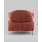 Кресло Кэнди ткань букле коралловый