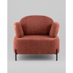 Кресло Кэнди ткань букле коралловый