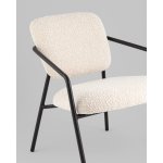 Кресло лаунж Rooney белый