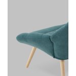 Кресло Олби Страйпс тёмно-бирюзовый