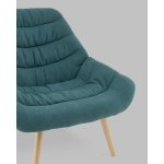 Кресло Олби Страйпс тёмно-бирюзовый