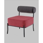 Кресло Ponpoun тёмно-серый бордо