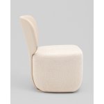 Кресло Спейс спинка экокожа, сиденье шенилл бежевый Кресло Спейс спинка экокожа, сиденье шенилл бежевый