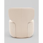 Кресло Спейс спинка экокожа, сиденье шенилл бежевый Кресло Спейс спинка экокожа, сиденье шенилл бежевый