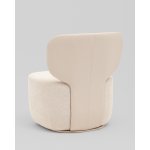 Кресло Спейс спинка экокожа, сиденье шенилл бежевый Кресло Спейс спинка экокожа, сиденье шенилл бежевый