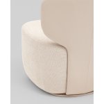 Кресло Спейс спинка экокожа, сиденье шенилл бежевый Кресло Спейс спинка экокожа, сиденье шенилл бежевый