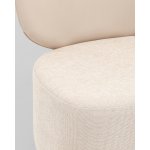 Кресло Спейс спинка экокожа, сиденье шенилл бежевый Кресло Спейс спинка экокожа, сиденье шенилл бежевый