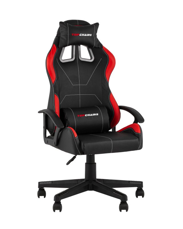 Кресло спортивное TopChairs Wyvern черно-красный