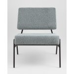 Кресло Теллинг шенилл серо-синий