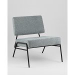 Кресло Теллинг шенилл серо-синий