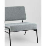 Кресло Теллинг шенилл серо-синий