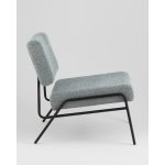 Кресло Теллинг шенилл серо-синий