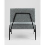 Кресло Теллинг шенилл серо-синий