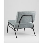 Кресло Теллинг шенилл серо-синий