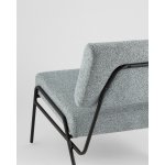 Кресло Теллинг шенилл серо-синий