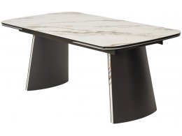 Стол VALDEMAR 180 KL-188 итальянская керамика, стекло/ каркас темно-серый/Kl-188, ®DISAUR