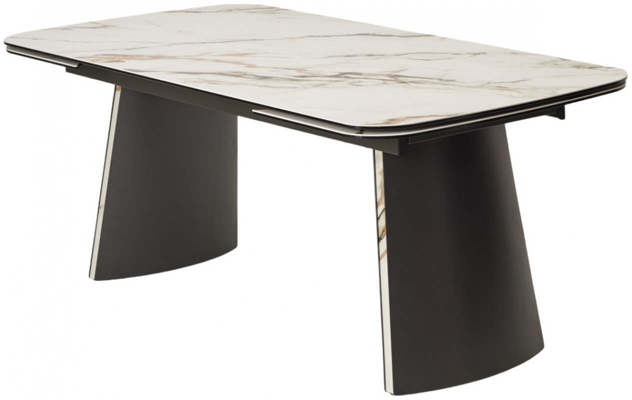 Стол VALDEMAR 180 KL-188 итальянская керамика, стекло/ каркас темно-серый/Kl-188, ®DISAUR