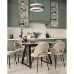 Стул Меган SN велюр бежевый Стул Меган SN велюр бежевый