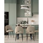 Стул Меган SN велюр бежевый Стул Меган SN велюр бежевый