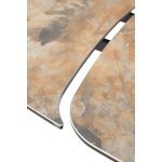 Стол CALDERON 180 TL-137  матовый, испанская керамика / брашированный каркас, цвет медный, ®DISAUR