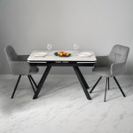 Стул Grant серый шенил на поворотном механизме