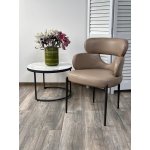 Стул VALTER HF017-20 Коричнево-серый, экокожа / Темно-серый каркас, ®DISAUR