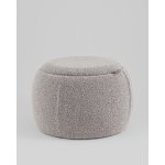 Пуф-столик Люкке с ящиком серый