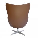Кресло EGG STYLE CHAIR коричневый, натуральная кожа Кресло EGG STYLE CHAIR коричневый, натуральная кожа