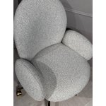 Кресло офисное Клауд PRO BS1239-WT, белый крем/золото