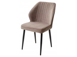 Стул VENA, цвет B5 Капучино, велюр/черный каркас М-City