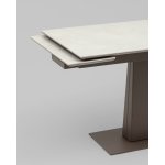 Стол Арнон 120-180/80/76 см керамика Carmen light grey