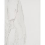 Стол круглый Терралино D90 верх керамика белый матовый, основание металл латте