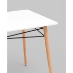Стол Eames DSW Rectangle New 120*80 белый