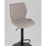 Стул барный Dome экокожа серый